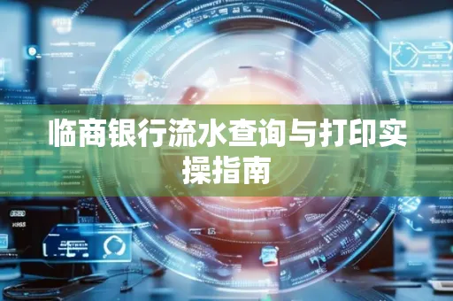 临商银行流水查询与打印实操指南