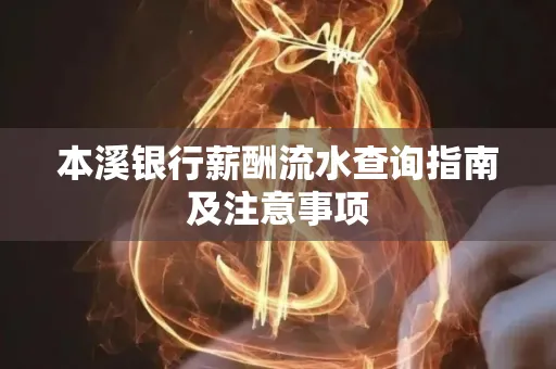 本溪银行薪酬流水查询指南及注意事项