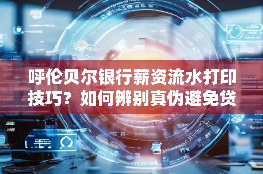 呼伦贝尔银行薪资流水打印技巧?如何辨别真伪避免贷款风险?