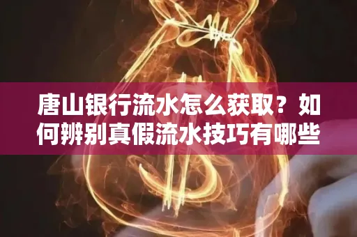 唐山银行流水怎么获取?如何辨别真假流水技巧有哪些?