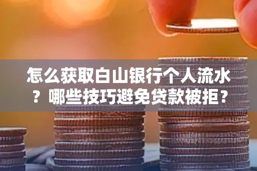 怎么获取白山银行个人流水？哪些技巧避免贷款被拒？
