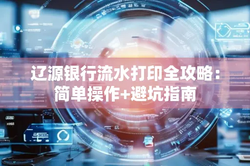 辽源银行流水打印全攻略：简单操作+避坑指南